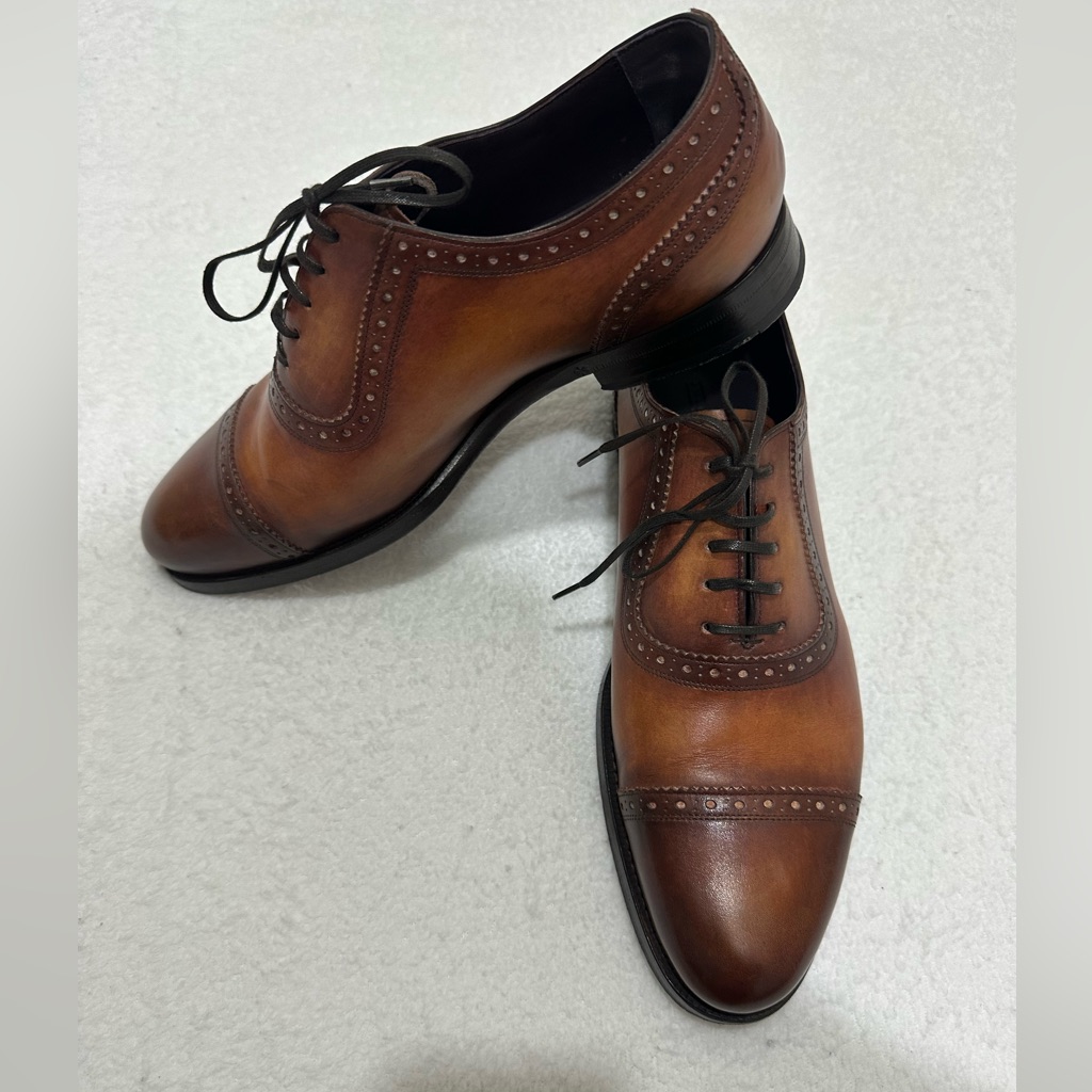 Jmlegazel Paris Perf Cap Toe Oxford Shoe